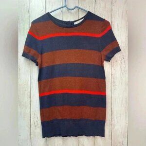 Loft Short Sleeve Top Size XS Cotton/Rayon/Wool